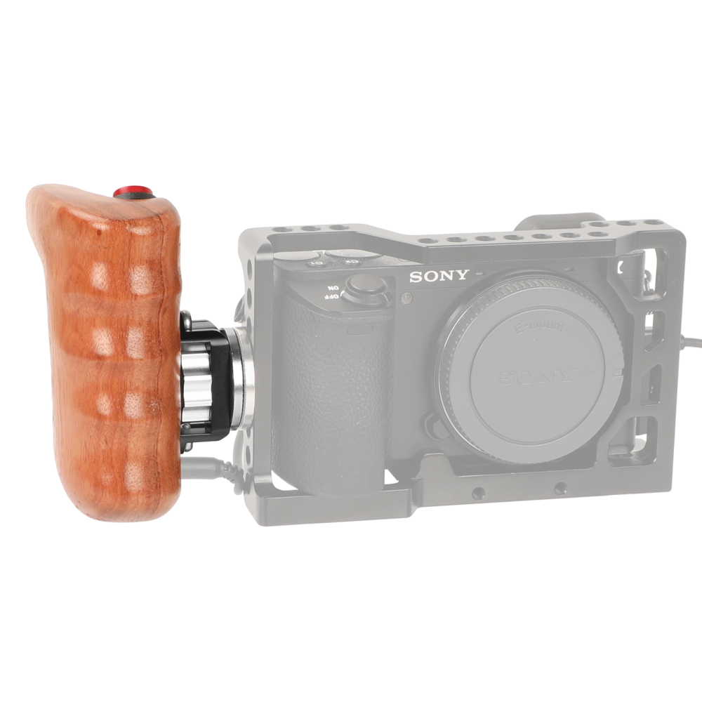 CAMVATE Right Side Remote Control Handle (Brazil Wood Made) For SONY Cameras With  MULTI Protocol