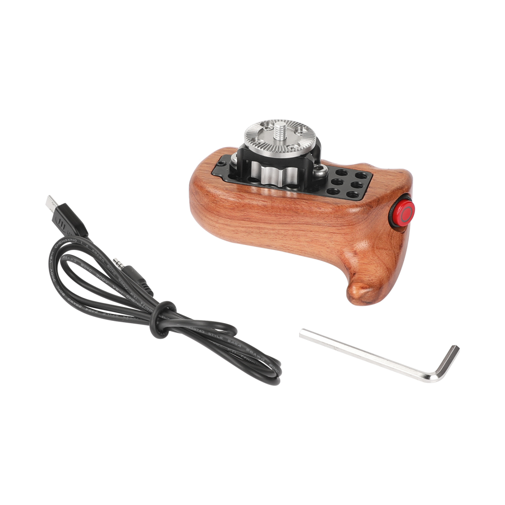 CAMVATE Right Side Remote Control Handle (Brazil Wood Made) For SONY Cameras With  MULTI Protocol
