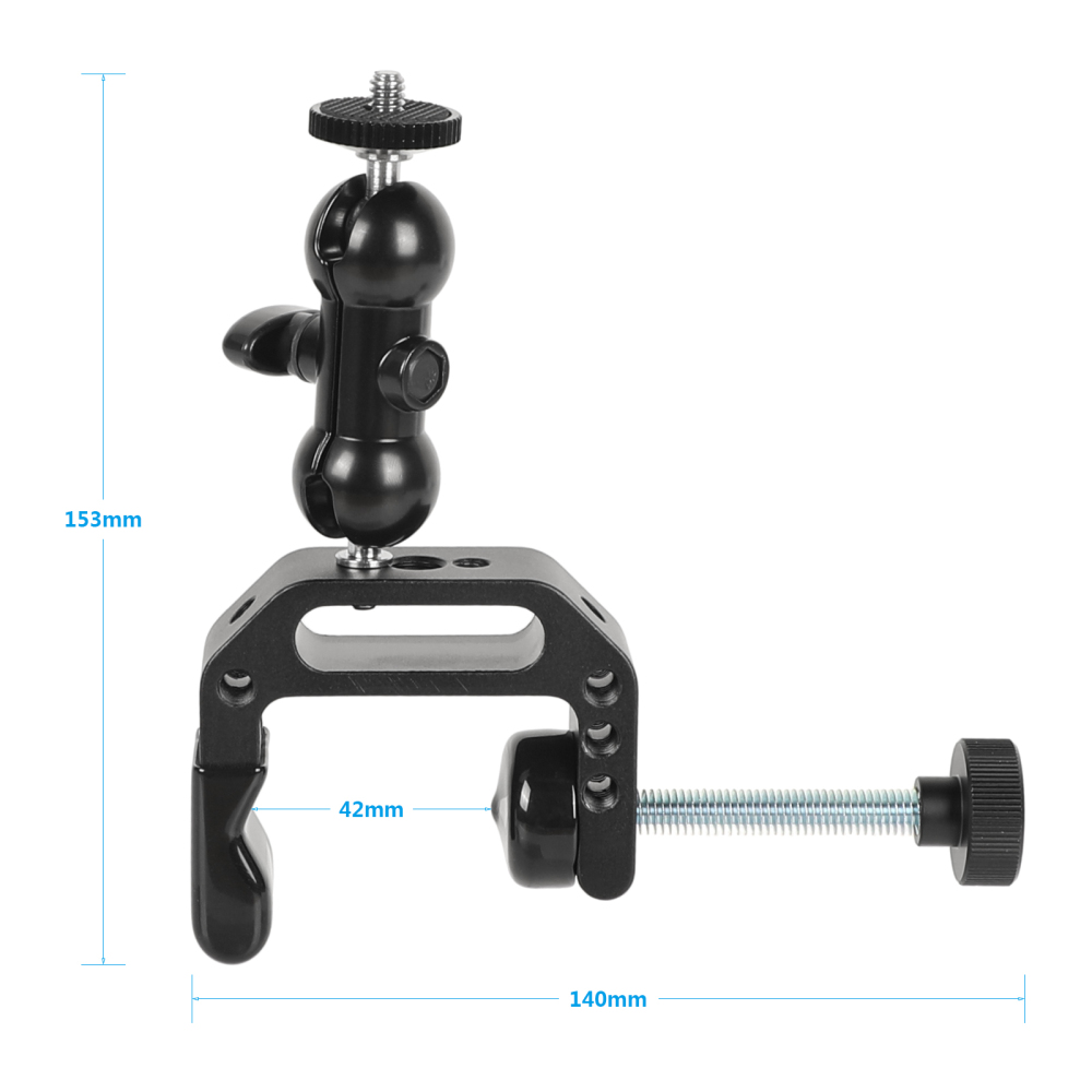 CAMVATE C-Clamp Desktop Mount Holder Stand for DSLR Camera Led Video Light