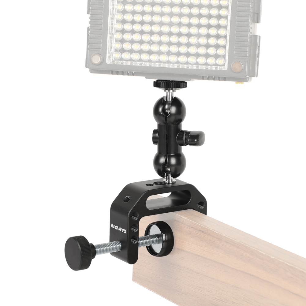 CAMVATE C-Clamp Desktop Mount Holder Stand for DSLR Camera Led Video Light