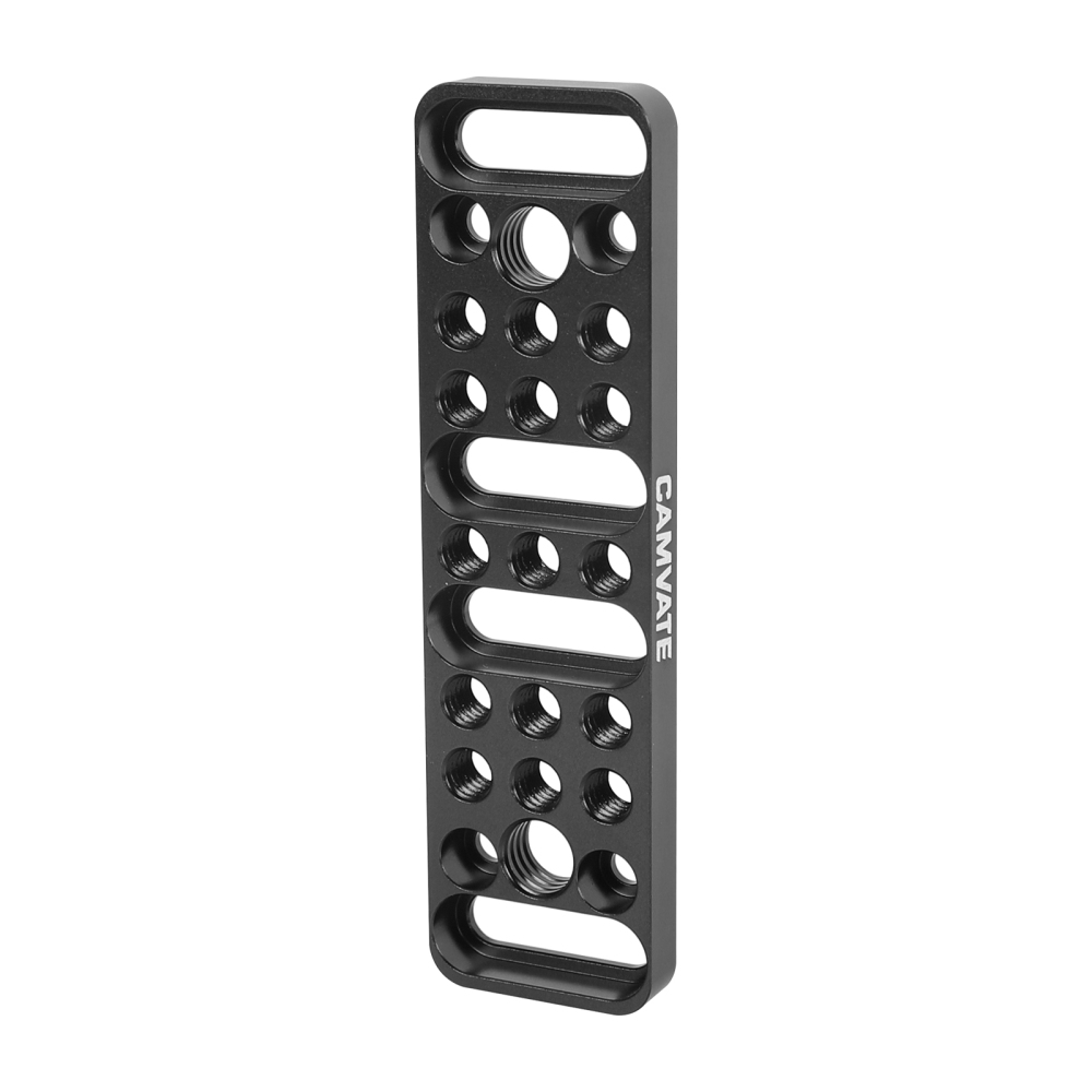 CAMVATE Multi-function Mounting Plate Cheese Plate with 1/4"-20 and 3/8"-16 Connections