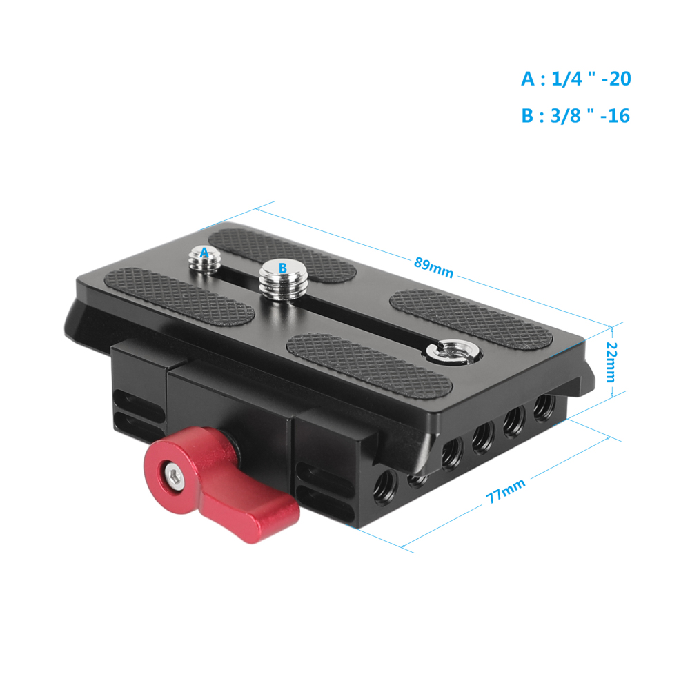 CAMVATE Quick Release Mount Base QR Plate for Manfrotto Standard Accessory