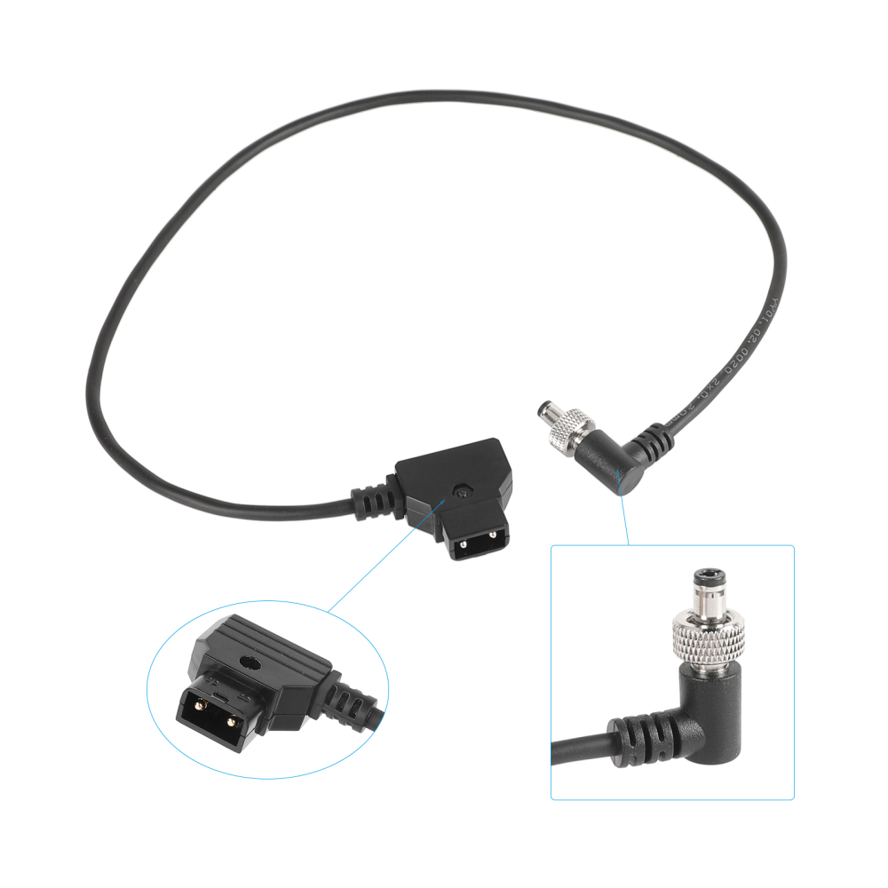 CAMVATE Monitor / Video Devices Power Supply Cable D Tap To DC 2.5mm Right Angle With Lock (Universal Use)