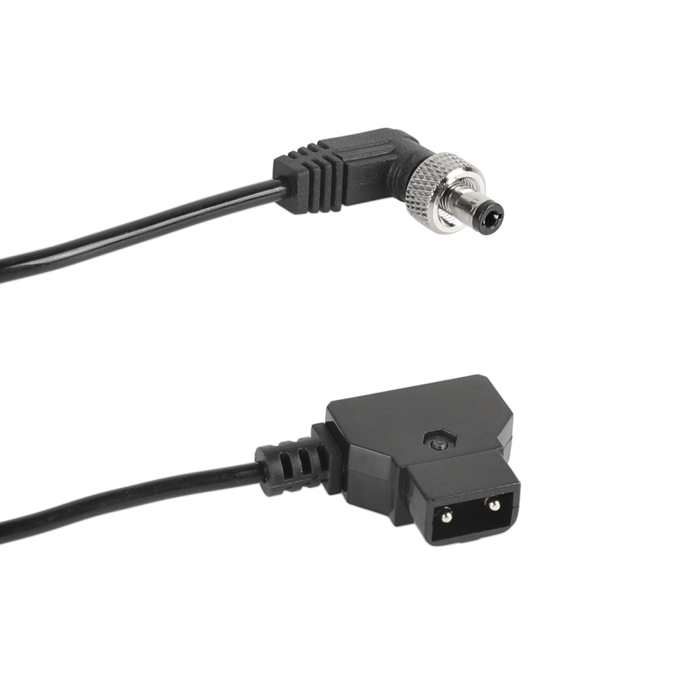 CAMVATE Coiled Cable D Tap To DC 2.5mm Right Angle With Lock For Monitor / Video Devices Power Supply (Universal)