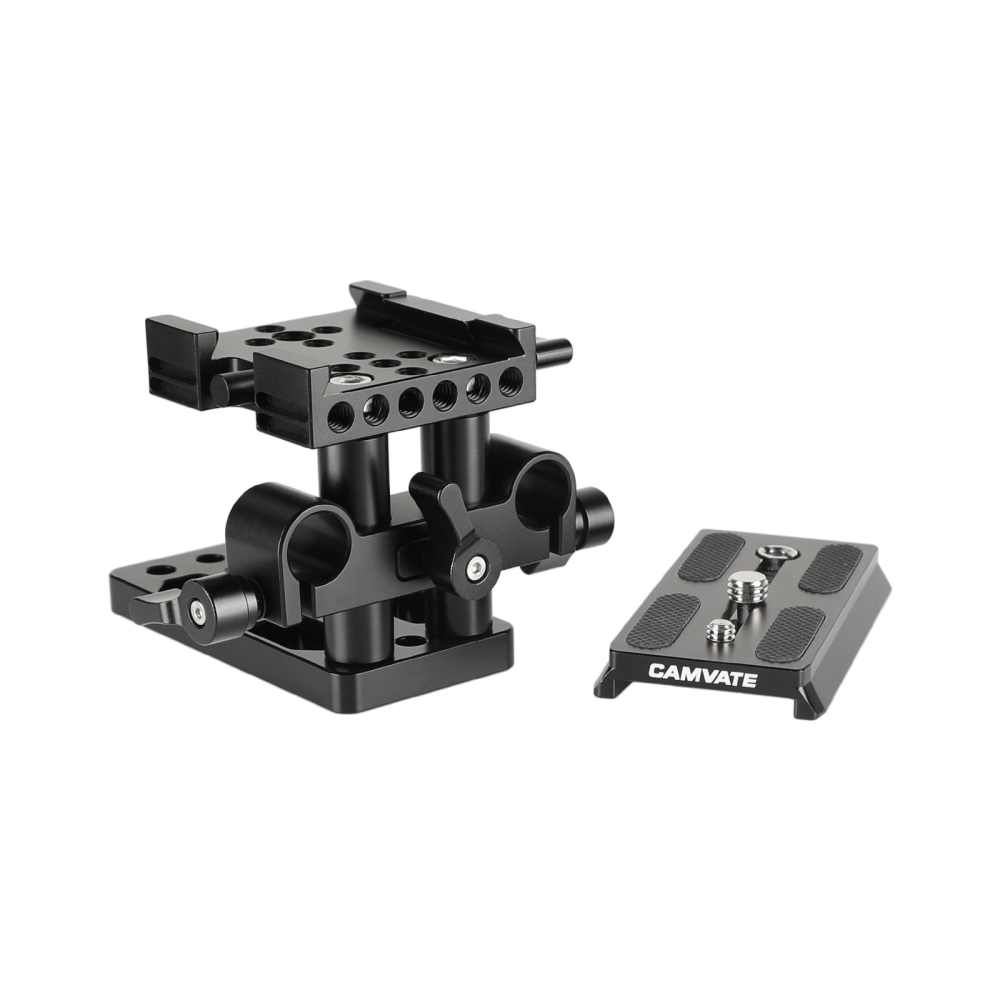 CAMVATE Quick Release Mount Base QR Plate for Manfrotto Standard Accessory