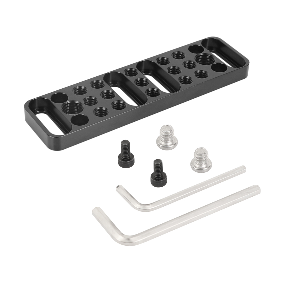 CAMVATE Multi-function Mounting Plate Cheese Plate with 1/4"-20 and 3/8"-16 Connections
