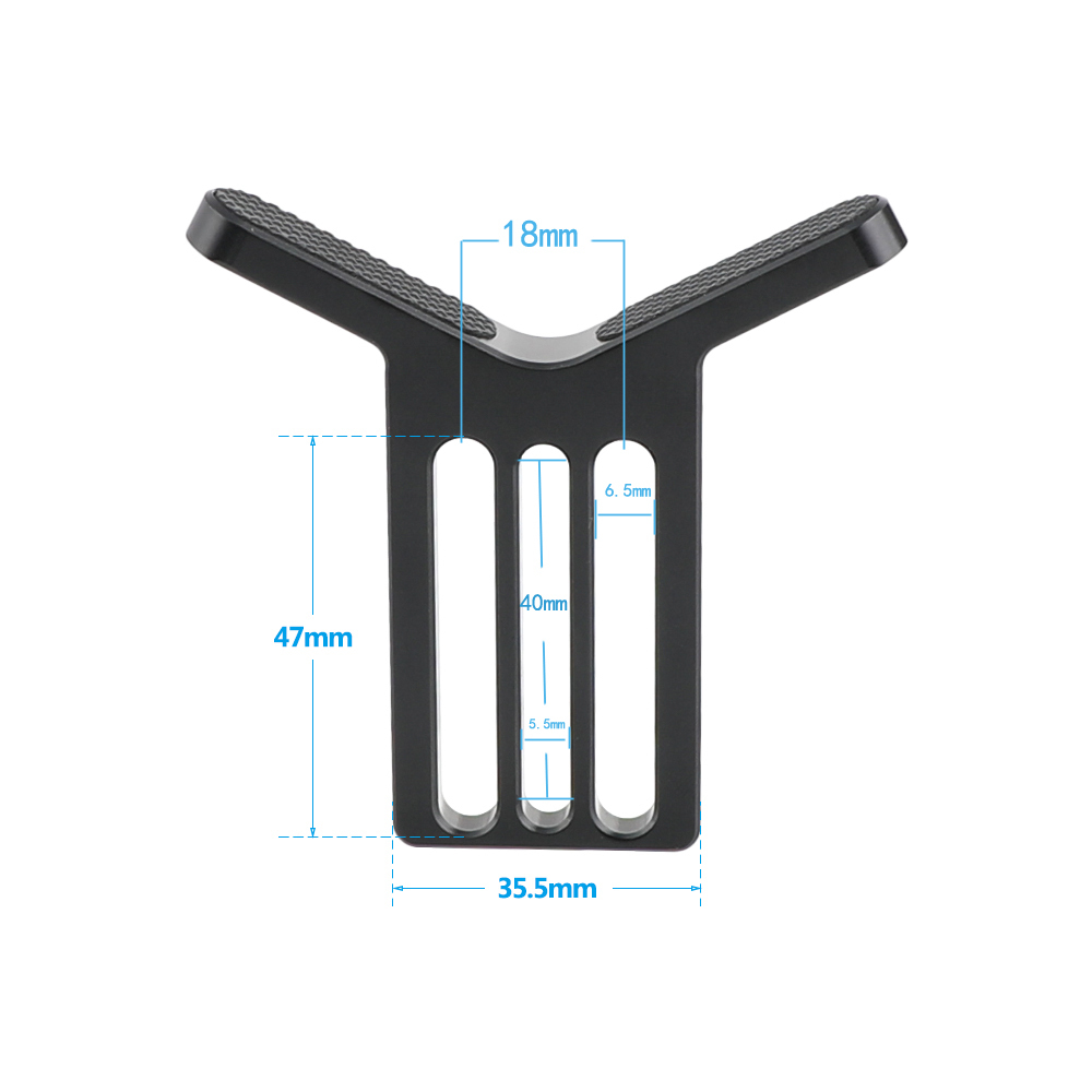 CAMVATE Lens Support Mount Rod Clamp Holder Bracket for 15mm Rod System Follow Focus