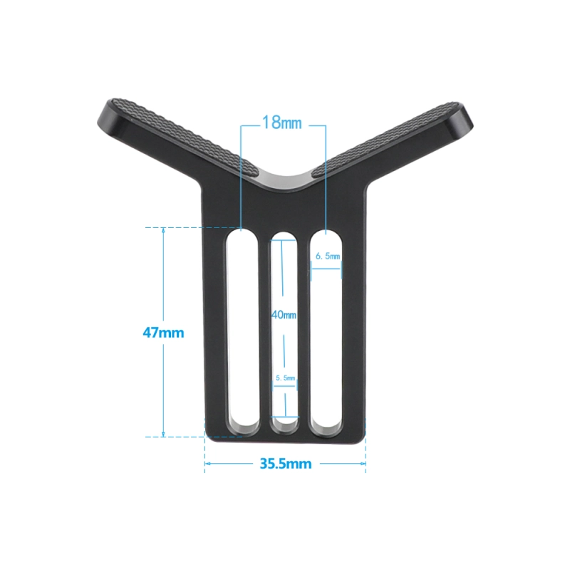CAMVATE Lens Support 15mm Rod Clamp Rail Block for DSLR Rig Rod Support Rail System