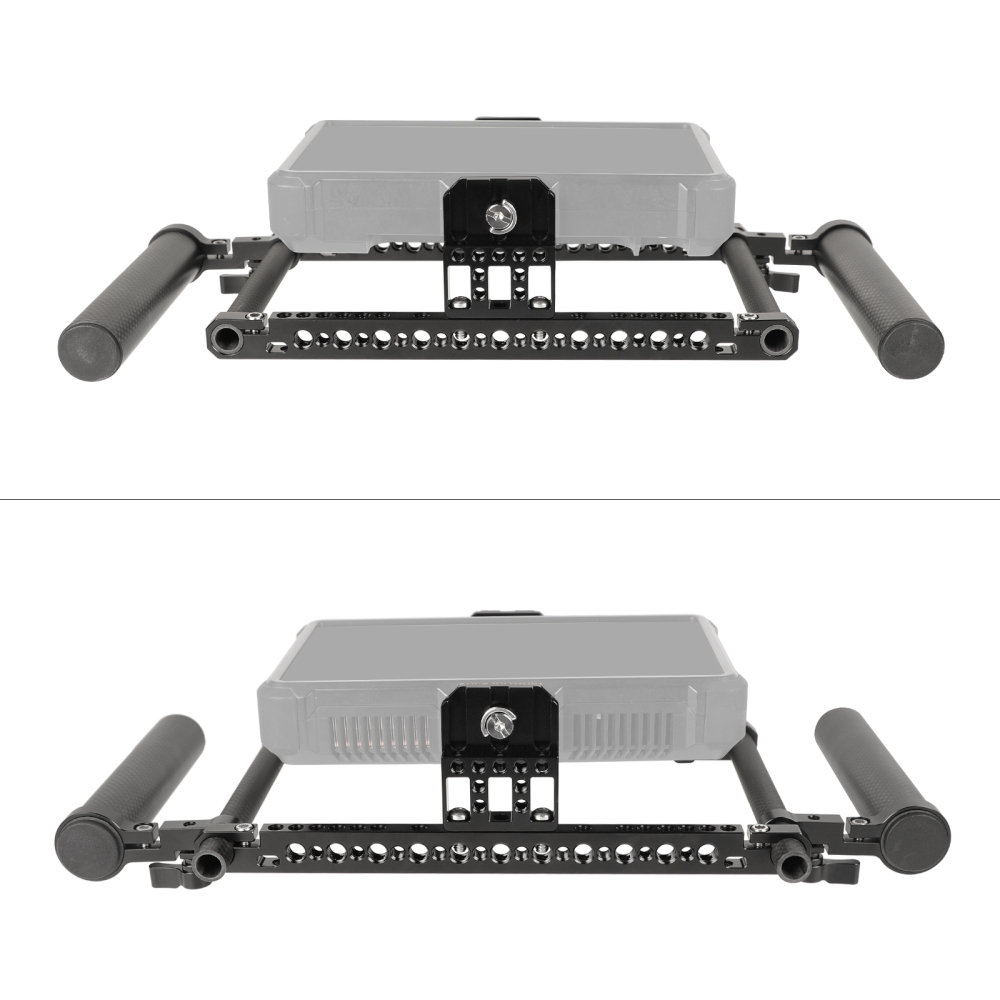 CAMVATE 7" Director’s Monitor Cage Kit With Adjustable Carbon Fiber Handgrip For Atomos Ninja Inferno / Shotgun 7