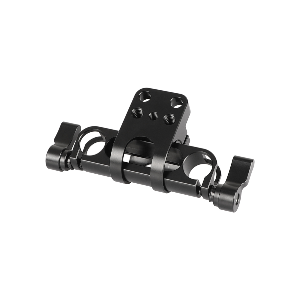 CAMVATE 360 Degree Rotating 15mm Rail Blocks Clamp For DSLR Camera Rod Supporting System