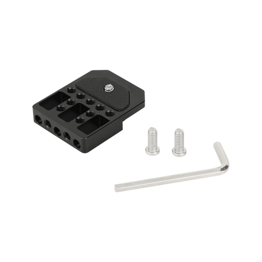 CAMVATE Top / Bottom Mounting Plate With 1/4" Mounting Stud For Director's Monitor Cage Kit (Universal Use)