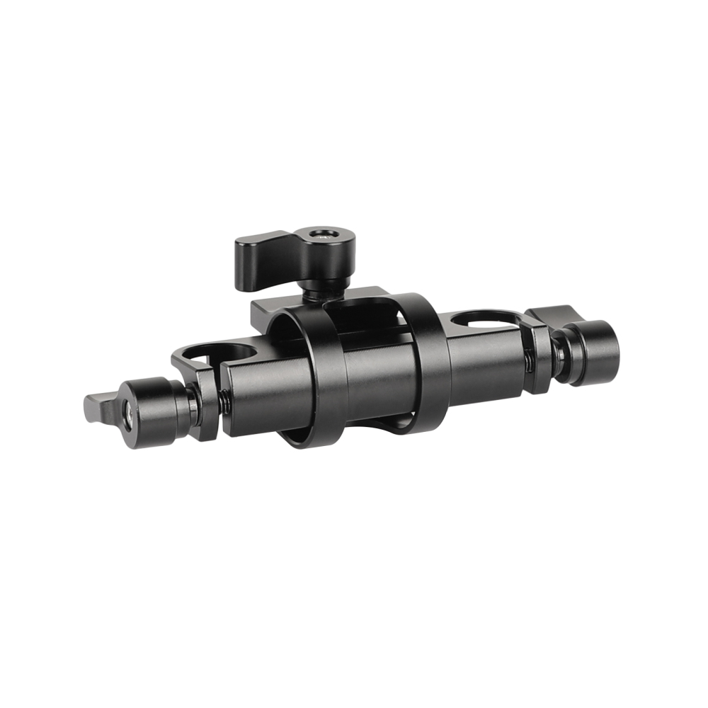 CAMVATE 360 Degree Rotating 15mm Rail Blocks Clamp For DSLR Camera Rod Supporting System