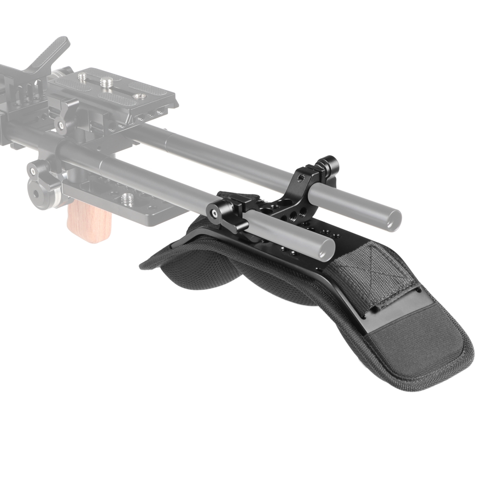 CAMVATE Steady Shoulder Mount /Shoulder Pad for Video Camcorder Camera DV/DC Support System DSLR Rig (15mm Railblock)