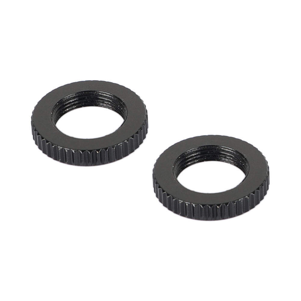 CAMVATE 2 x 5/8"-27 Dual Lock Nuts For 5/8" Cold Hot Shoe Adapter Screw Mic Mount
