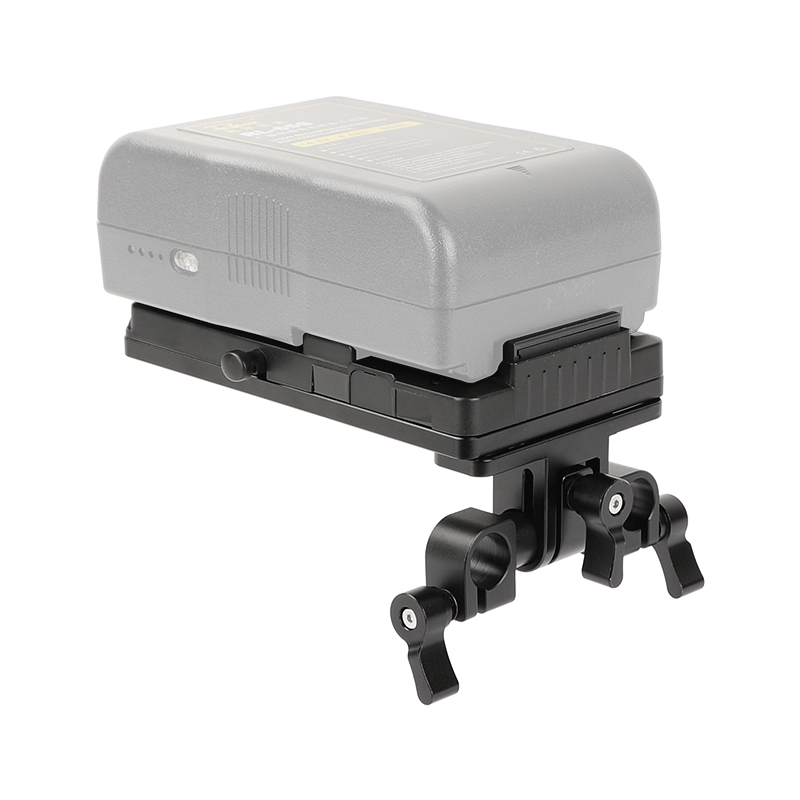 CAMVATE IDX P-V2 Quick Release V Mount Camera Plate With Rotatable 15mm Rail Blocks