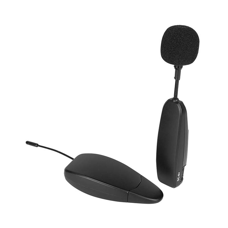 CAMVATE UHF Wireless Microphone System Lapel Lavalier Mic With Rechargeable Transmitter & Receiver (Clip-on Type)