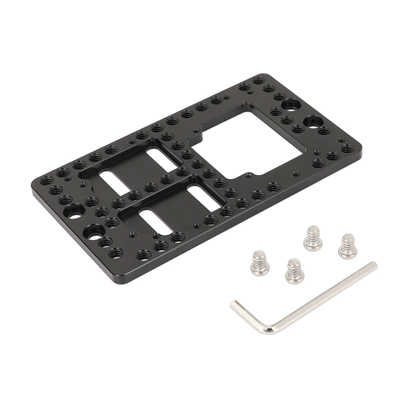 CAMVATE Aluminum Cheese Plate Battery Backboard For IDX P-V2 Quick Release V Mount Camera Plate (Exclusive Use)