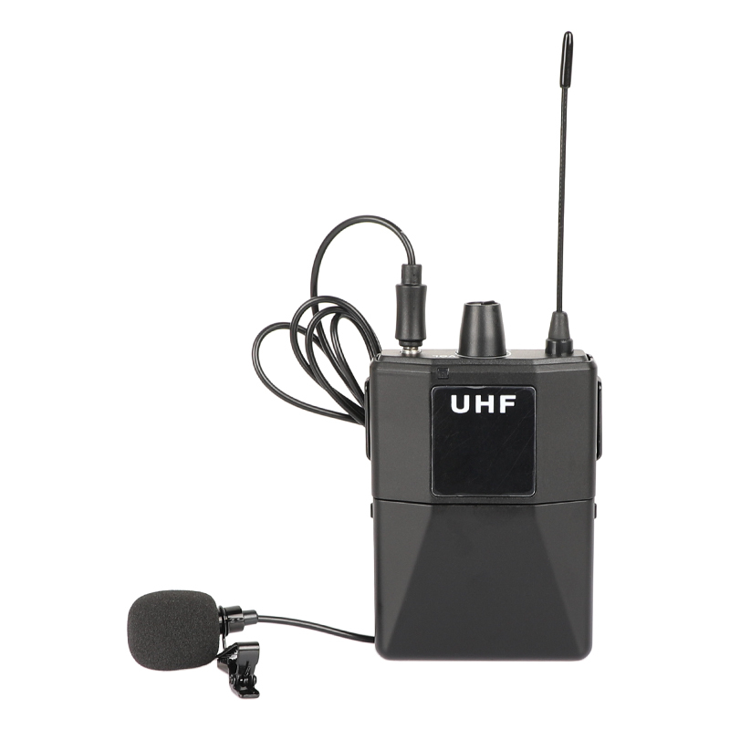 CAMVATE UHF Wireless Microphone System Dual Wireless Lapel Lavalier Mic For DSLR Camera / Laptop / Smartphone Youtube Interview Teaching