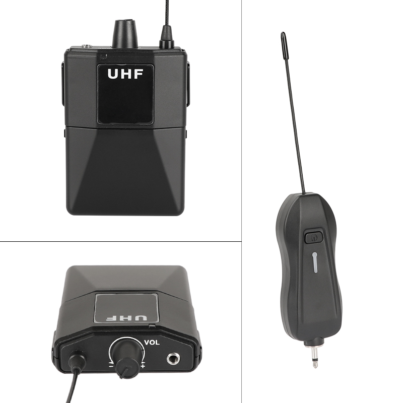 CAMVATE UHF Wireless Microphone System Single Wireless Lapel Lavalier Mic For DSLR Camera / Laptop / Smartphone Youtube Vlog Podcast