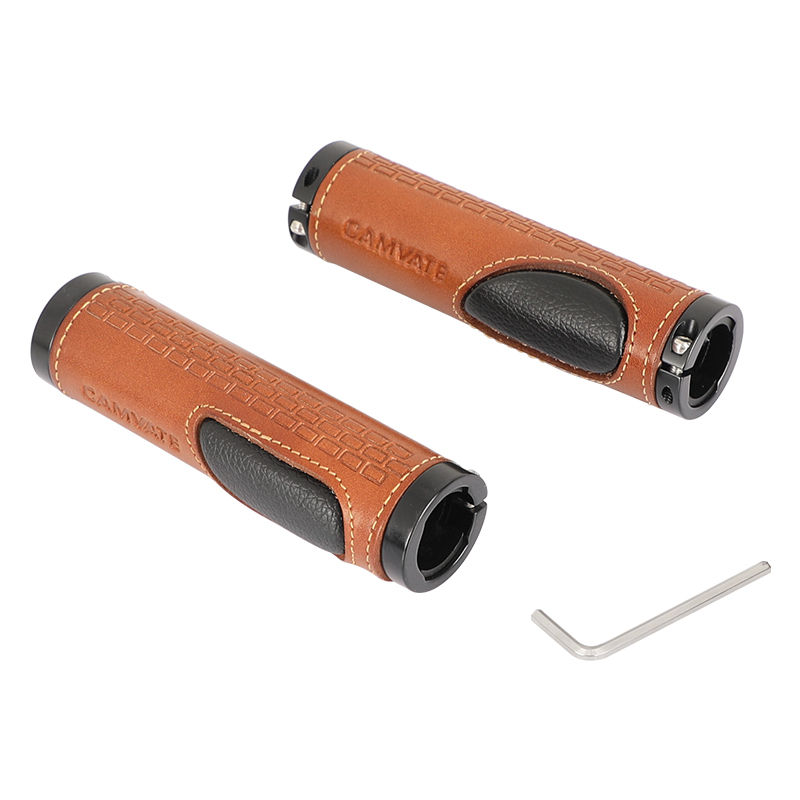 CAMVATE Leather Hand Grip Replacement (A Pair)