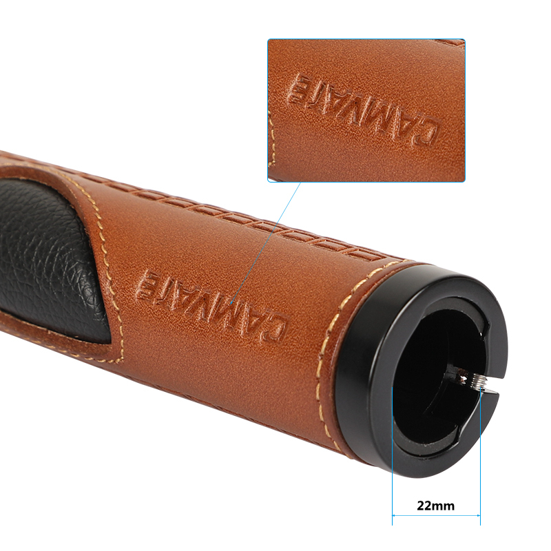CAMVATE Leather Hand Grip Replacement (A Pair)