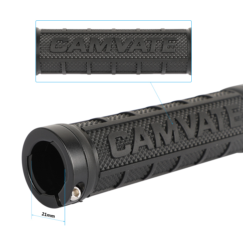 CAMVATE Rubber Hand Grip Replacement With Black Locking Ring For DSLR Camera Cage (A Pair)