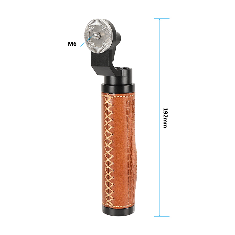 CAMVATE ARRI Style Rosette Handgrip (leather) for DSLR Handle Shoulder Rig (pack of 2)