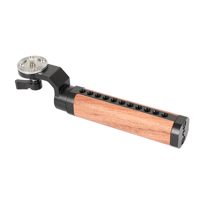 CAMVATE ARRI Rosette Wooden Handgrip For DSLR Shoulder Rig