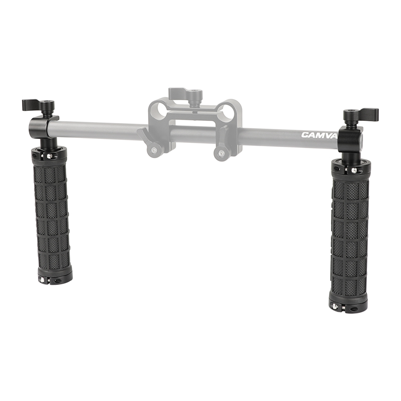 CAMVATE 2x New 15mm Rod Clamp Camera Handle Grips fr Shoulder