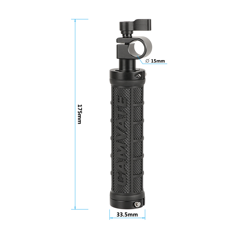 CAMVATE 2x New 15mm Rod Clamp Camera Handle Grips fr Shoulder