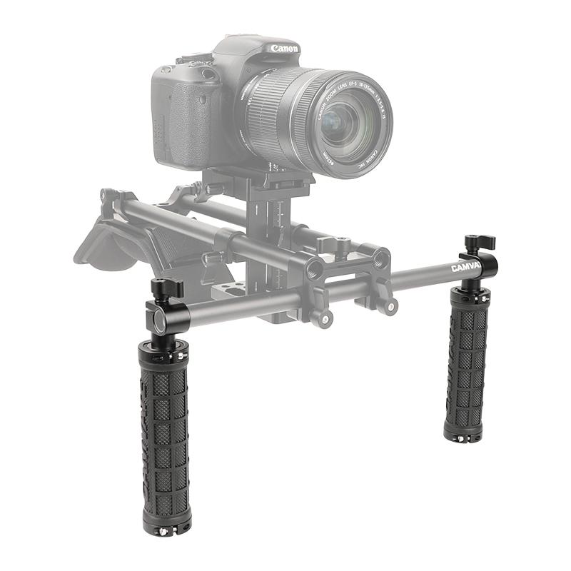 CAMVATE 2x New 15mm Rod Clamp Camera Handle Grips fr Shoulder Mount DSLR Support Rig