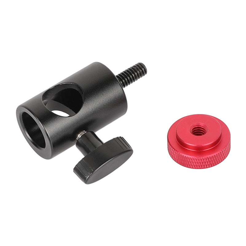 CAMVATE 16mm Light Stand Head With 1/4"-20 Thread Screw Mount For Camera Monitor / Flashlight