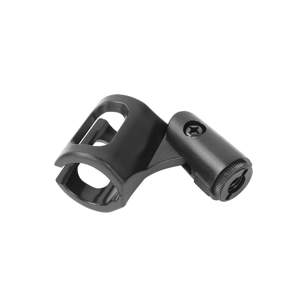 CAMVATE Microphone Clip Holder Universal Use For Mic Stand With 5/8" Male To 3/8" Female Plastic Mic Screw