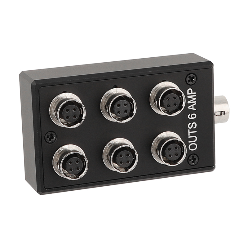 CAMVATE 1 To 6 Hirose 4 Pin To 4 Pin Power Splitter Box For Sound Devices 688 F8 Adapter
