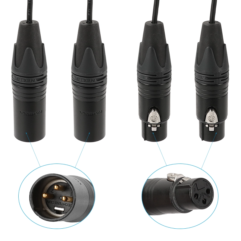 CAMVATE Audio Input Output Cable For Atomos Shogun / Inferno Monitor Recorder Straight 10 Pin Male To 4 XLR 3 Pin