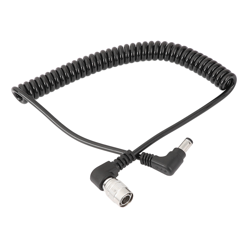 CAMVATE DC 2.5 To 4 Pin Male Right Angle Power Cable For Sound Devices 688 / 644 788T Zoom F4 / F8