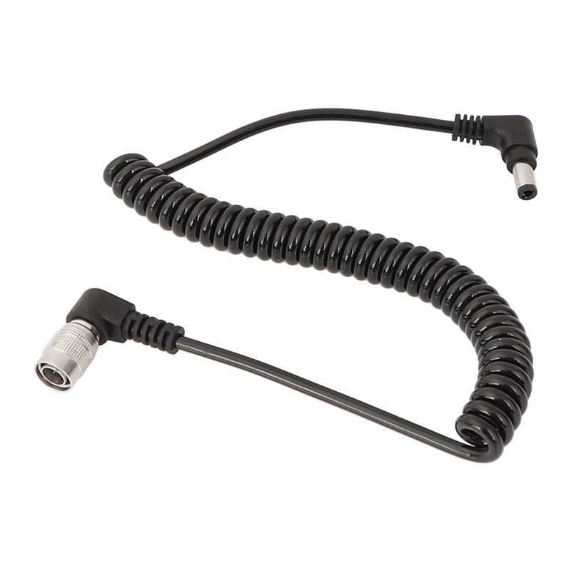 CAMVATE DC 2.5 To 4 Pin Male Right Angle Power Cable For Sound Devices 688 / 644 788T Zoom F4 / F8