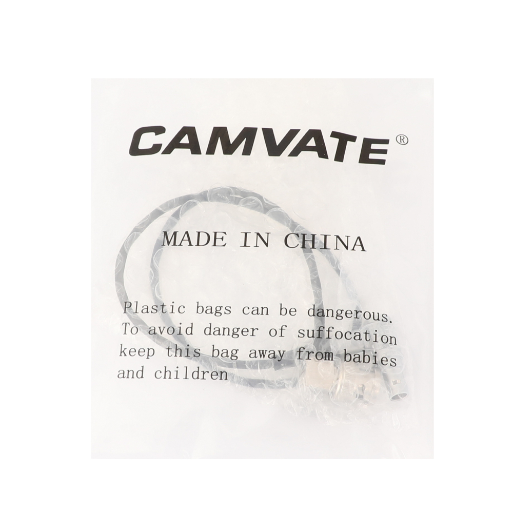 CAMVATE BNC To 0B 5 Pin Male Right Angle Timecode Cable For ARRI Mini Camera
