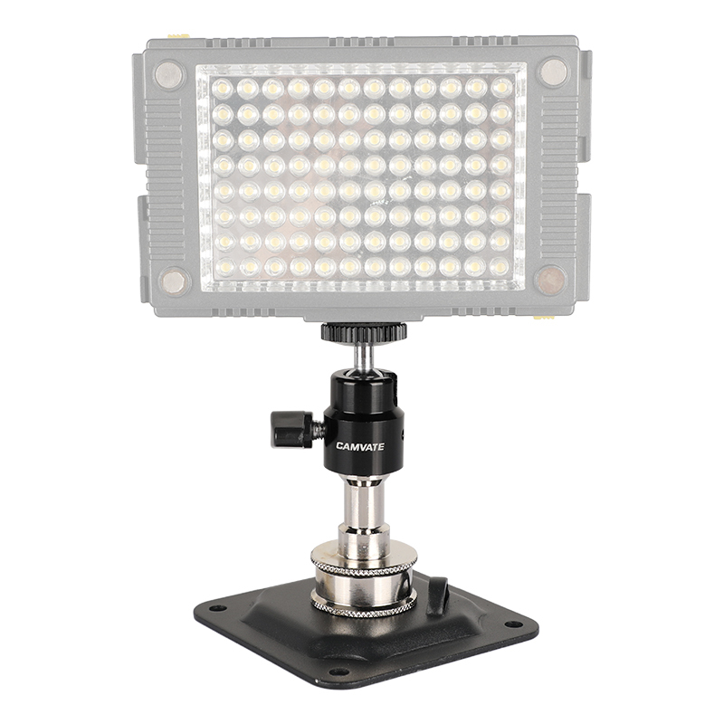 CAMVATE Photography Camera Lighting Wall / Ceiling Mount Square Shape With Ball Head 1/4"-20 Screw Mount For Studio Video Shooting