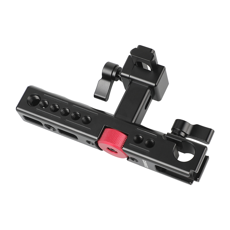 CAMVATE Nato Top Handle Kit with 15mm Rod Clamp & Shoe Mounts for Camera Cage Rig (Black)