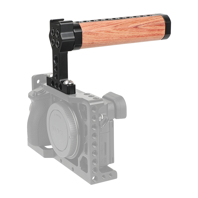CAMVATE Top Cheese Handle Wooden Grip for GH5, 5DMarkIII Cage
