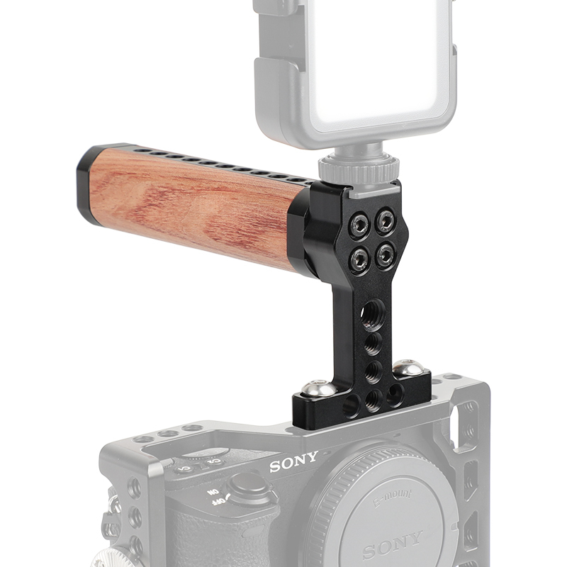 CAMVATE Top Cheese Handle Wooden Grip for GH5, 5DMarkIII Cage