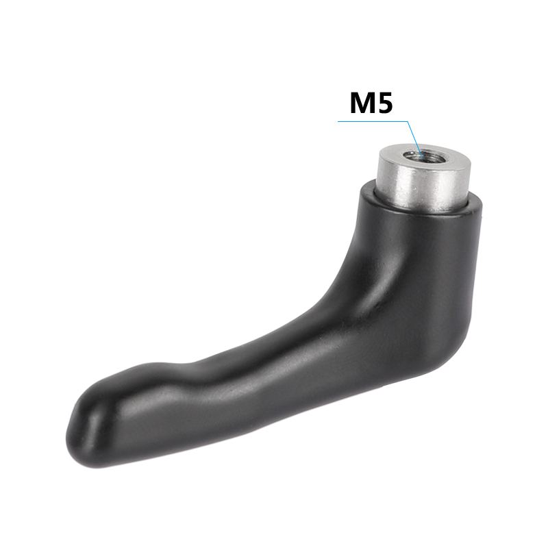 CAMVATE Solid Rotating Lock Knob L-handle Wingnut With M5 Female Thread For Magic Arm & Ball Head Holder (2 Pieces Replacement)