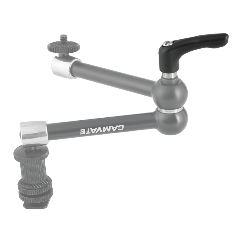 CAMVATE Solid Rotating Lock Knob L-handle Wingnut With M5 Female Thread For Magic Arm & Ball Head Holder (2 Pieces Replacement)