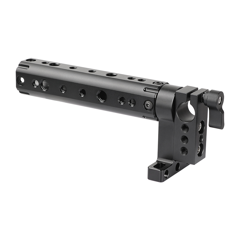 CAMVATE Aluminum Top Cheese Handle With 15mm Single Rod Clamp For DSLR Camera Cage Kit
