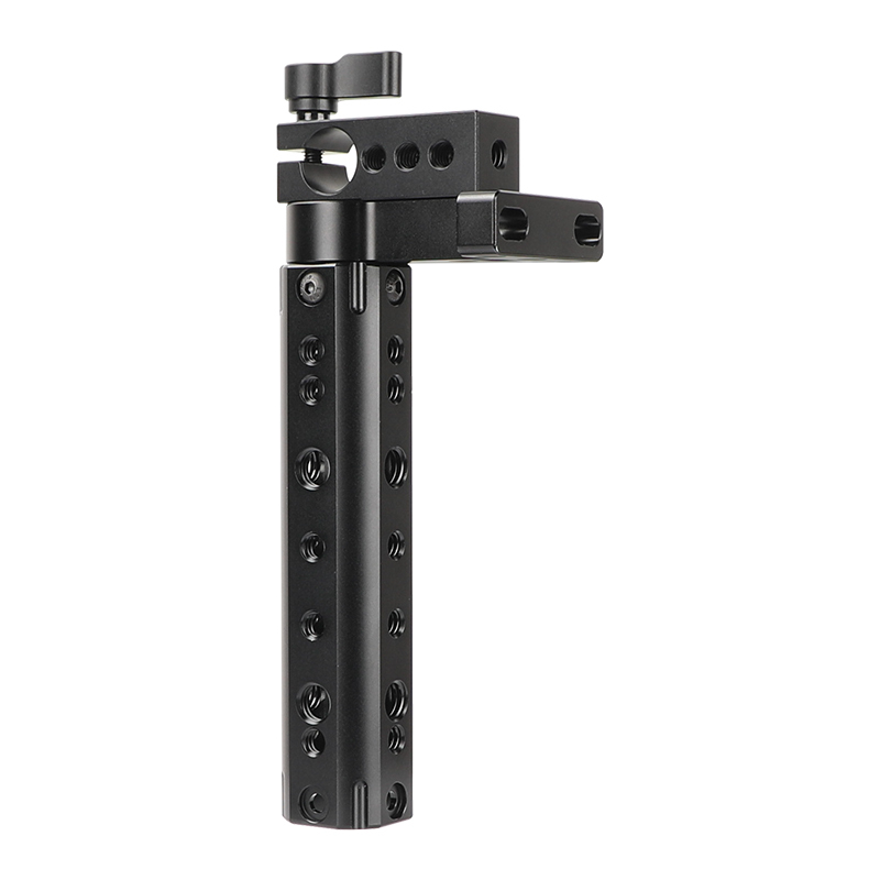 CAMVATE Aluminum Top Cheese Handle With 15mm Single Rod Clamp For DSLR Camera Cage Kit