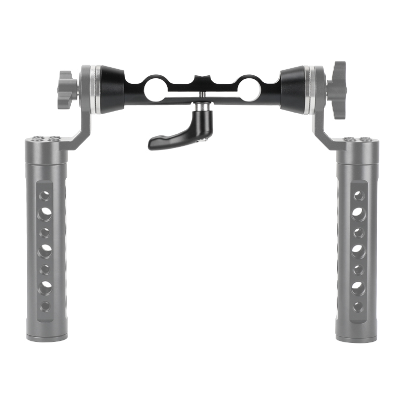 CAMVATE Dual 15mm Railblock With ARRI Rosette Connecting Mount For Handheld DLSR Camera Shoulder Mount Rig