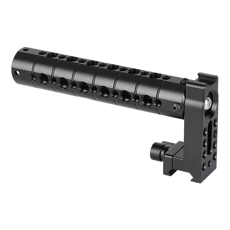 CAMVATE Top Cheese Handle Grip Aluminum Made With Quick Release NATO Clamp For DSLR Camera Cage Rig