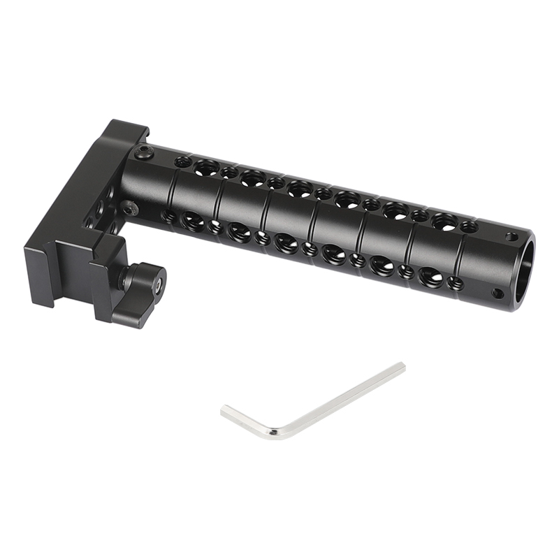 CAMVATE Top Cheese Handle Grip Aluminum Made With Quick Release NATO Clamp For DSLR Camera Cage Rig