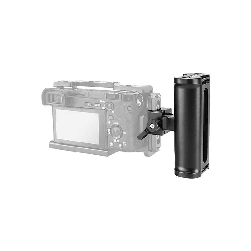 CAMVATE Aluminum Handle Grip For Either Side With Quick Release NATO Clamp Connection For DSLR Camera Cage Rig